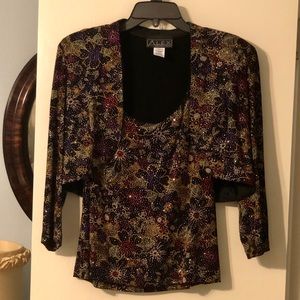 Gently Used Ladies Tank and Crop Jacket Set